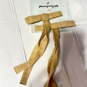 FP Movement by Free People tan Bow Hair Tie